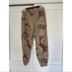 Aritzia TNA Alix Pant in Safari Print
